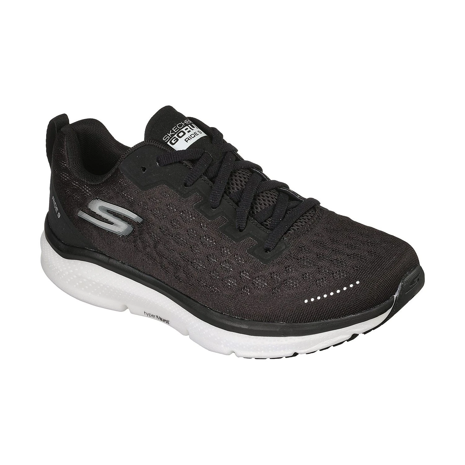 Skechers Men's GOrun Ride 9 Running Shoe - Black/White - Regular (D) 6 Skechers Men's GOrun Ride 9 Running Shoe - Black/White - Regular (D) - Image 4