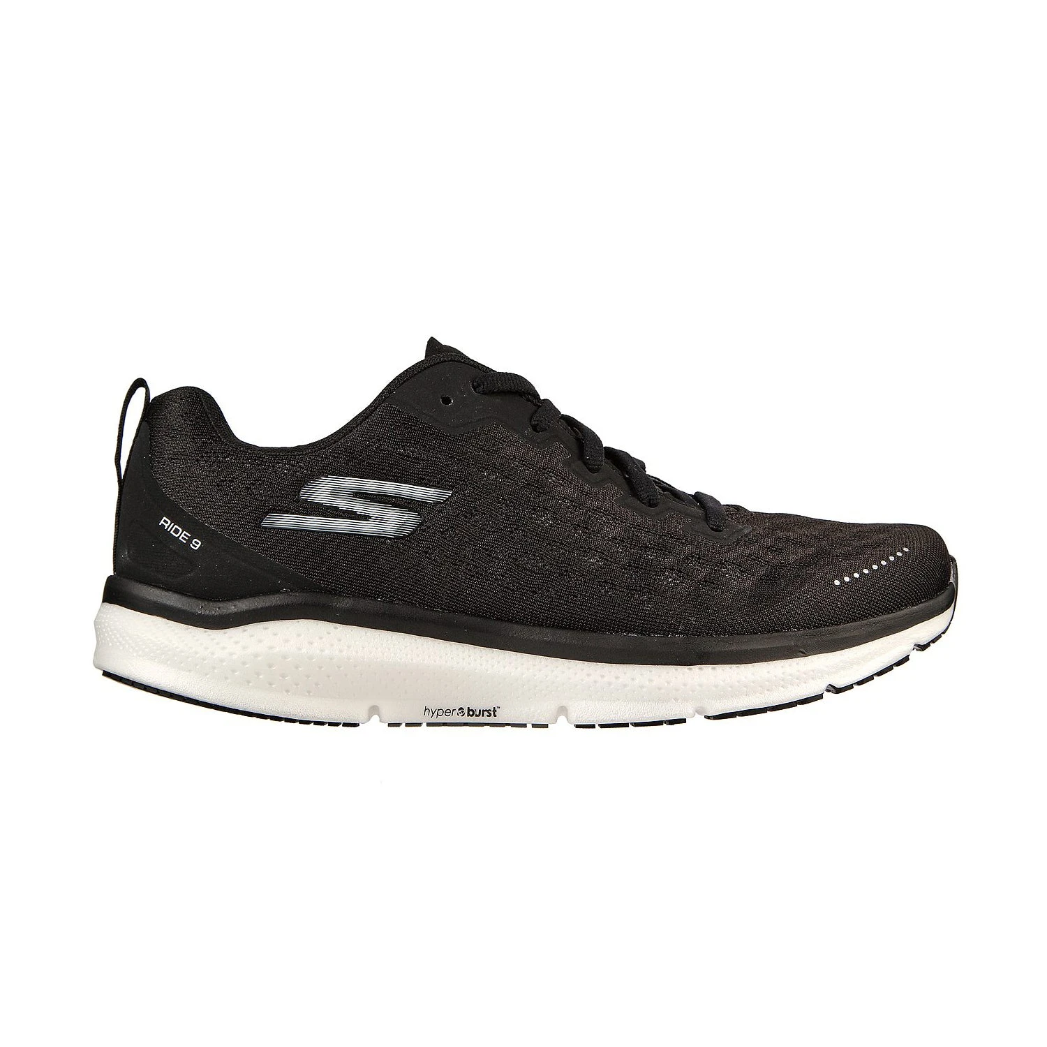 Skechers Men's GOrun Ride 9 Running Shoe - Black/White - Regular (D) 3 Skechers Men's GOrun Ride 9 Running Shoe - Black/White - Regular (D)
