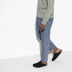 Birkenstock Boston Shearling Black Suede Leather- Regular/Wide 17 Birkenstock Boston Shearling Black Suede Leather- Regular/Wide -Sports Clothing Sale Store 259883 f look m 1