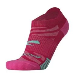 BROOKS Unisex Ghost Lite No Show 2-Pack Socks - Pink/Salt & Light Grey -Sports Clothing Sale Store 280496 612 D4 Ghost Lite No Show 2 Pack