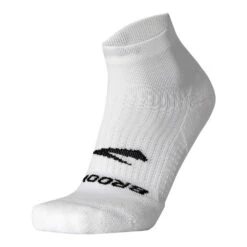 BROOKS Unisex Ghost Quarter Sock - White