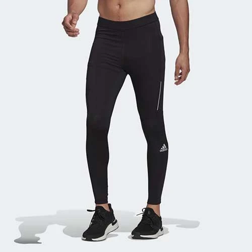 ADIDAS Men's Own The Run Tight - Black 4 ADIDAS Men's Own The Run Tight - Black - Image 2