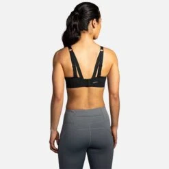 BROOKS Women's Dare Underwire Run Bra - Black -Sports Clothing Sale Store 350078 001 MB Dare Underwire Run Bra