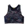 BROOKS Women's Drive 3 Pocket Sports Bra - Sundial Velocity Print 2 BROOKS Women's Drive 3 Pocket Sports Bra - Sundial Velocity Print -Sports Clothing Sale Store 350080 078 LF Drive 3 Pocket Run Bra