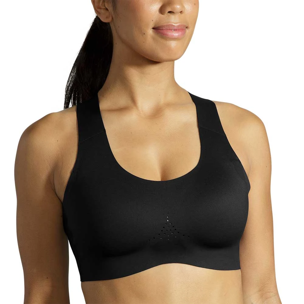 BROOKS Women's Dare Crossback Run Bra 2.0 -Black 6 BROOKS Women's Dare Crossback Run Bra 2.0 -Black - Image 4
