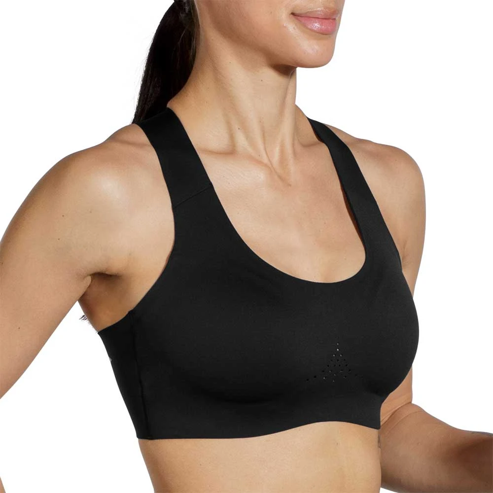 BROOKS Women's Dare Crossback Run Bra 2.0 -Black 9 BROOKS Women's Dare Crossback Run Bra 2.0 -Black - Image 7
