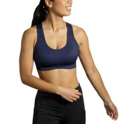 BROOKS Women's Dare Crossback 2.0 Run Bra - Navy -Sports Clothing Sale Store 350084 451 MA Dare Crossback Run Bra 2