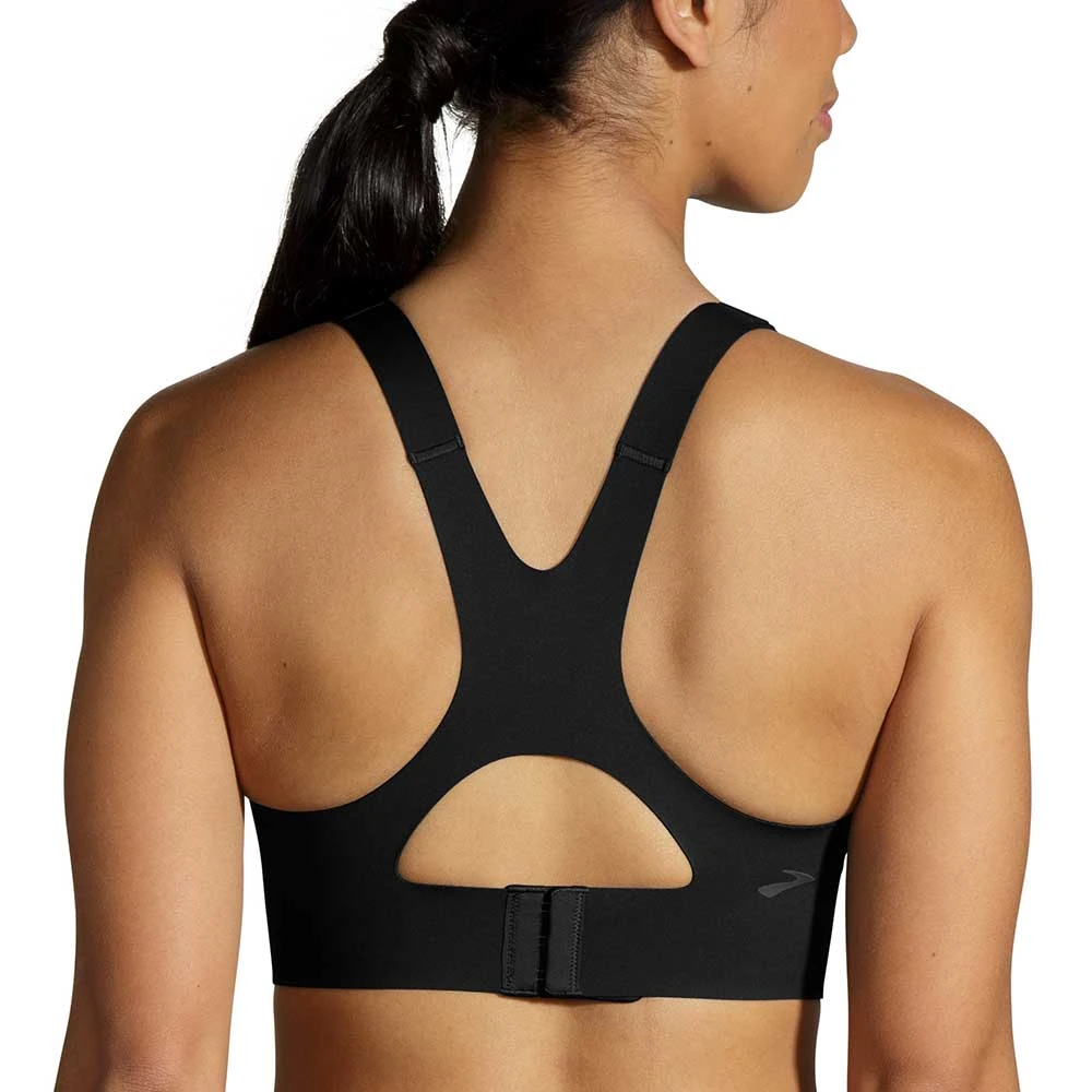 BROOKS Women's Dare Racerback Run Bra 2.0 - Black 4 BROOKS Women's Dare Racerback Run Bra 2.0 - Black - Image 2