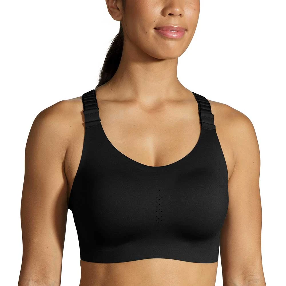 BROOKS Women's Dare Racerback Run Bra 2.0 - Black 5 BROOKS Women's Dare Racerback Run Bra 2.0 - Black - Image 3