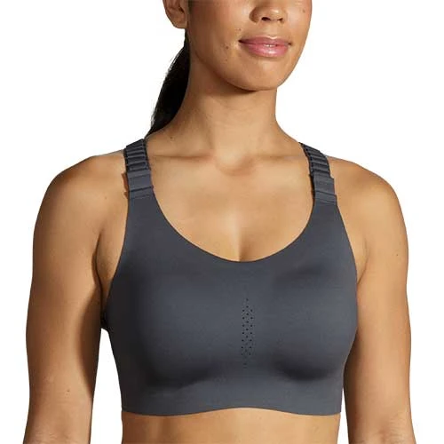 BROOKS Women's Dare Racerback Run Bra 2.0 - Asphalt 3 BROOKS Women's Dare Racerback Run Bra 2.0 - Asphalt