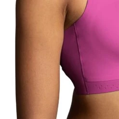 BROOKS Women's Dare Strappy 2.0 Run Bra - Frosted Mauve -Sports Clothing Sale Store 350088 607 D1 Dare Strappy Run Bra 4