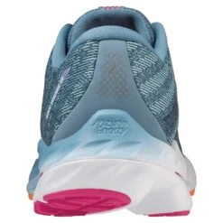 Mizuno Women's Wave Inspire 19 Running Shoe- Provincial Blue/White- Wide (D) -Sports Clothing Sale Store 411400 5B00 05