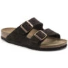 Birkenstock Arizona Mocha Suede Leather Sandal- Regular/Wide -Sports Clothing Sale Store 51903
