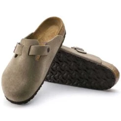Birkenstock Boston Soft Footbed - Taupe - Medium/Narrow -Sports Clothing Sale Store 560771 sole