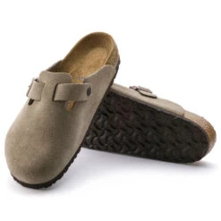 Birkenstock Boston Soft Footbed Taupe Suede- Regular/Wide -Sports Clothing Sale Store 560771 sole bost tau
