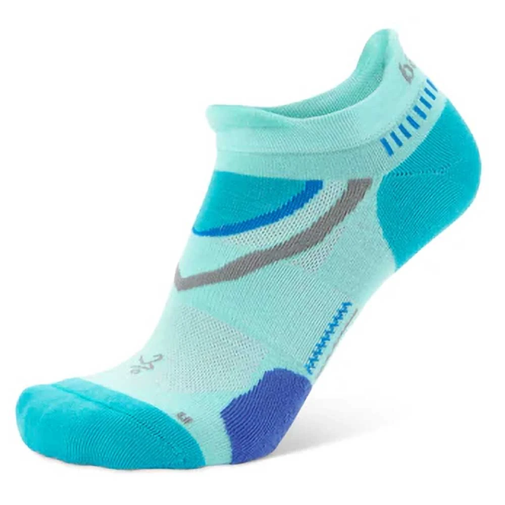 Balega Unisex UltraGlide No Show Socks - Light Aqua/Lake Blue 4 Balega Unisex UltraGlide No Show Socks - Light Aqua/Lake Blue - Image 2