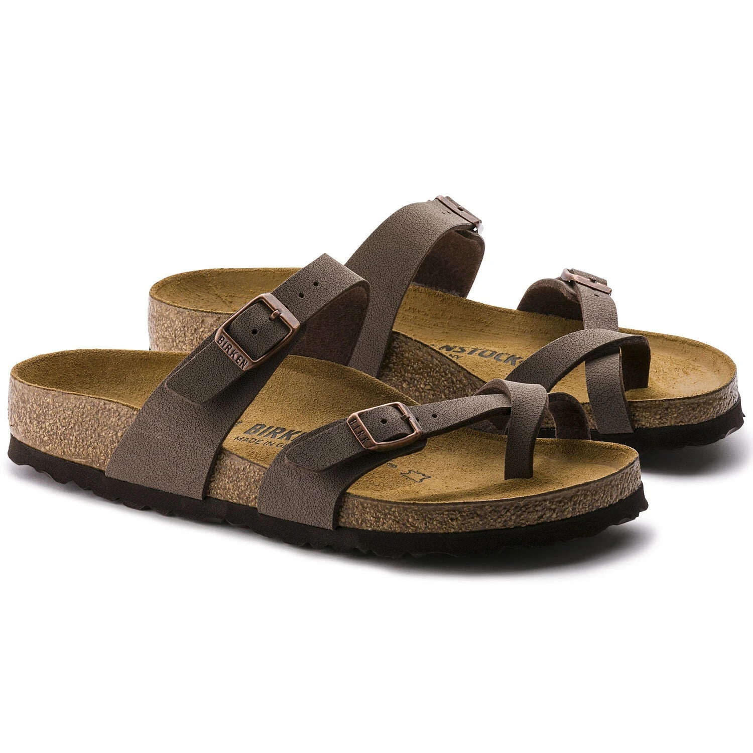 Birkenstock Mayari Suede Mocha Birko-Flor® Nubuck Sandal- Regular/Wide 5 Birkenstock Mayari Suede Mocha Birko-Flor® Nubuck Sandal- Regular/Wide - Image 3