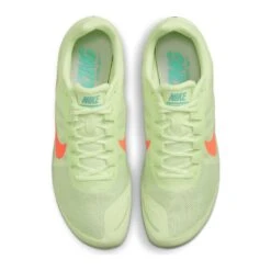 Nike Unisex Zoom Rival D Track Spike - Barely Volt/Hyper Orange/Dynamic Turq - Regular (D) -Sports Clothing Sale Store 907566 700 PHCTH001 1500 1