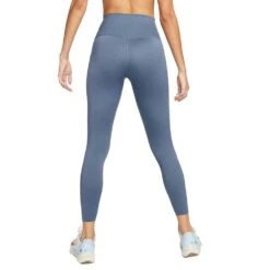 Women's Nike Go High Rise 7/8 Leggings - Diffused Blue/Black -Sports Clothing Sale Store AURORA DQ5636 491 PHSBM001 2000