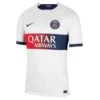 Men's Paris Saint-Germain 2023/24 Stadium Away Nike Dri-FIT Soccer Jersey - White/Midnight Navy -Sports Clothing Sale Store AURORA DX2693 101 PHSFH001 2000