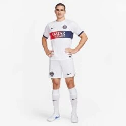 Men's Paris Saint-Germain 2023/24 Stadium Away Nike Dri-FIT Soccer Jersey - White/Midnight Navy 12 Men's Paris Saint-Germain 2023/24 Stadium Away Nike Dri-FIT Soccer Jersey - White/Midnight Navy -Sports Clothing Sale Store AURORA DX2693 101 PHSYM007 2000