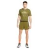 Men's Nike Dri-Fit Run Trail Tee- Olive Flak -Sports Clothing Sale Store AURORA DZ2727 368 PHSYM003 2000 2