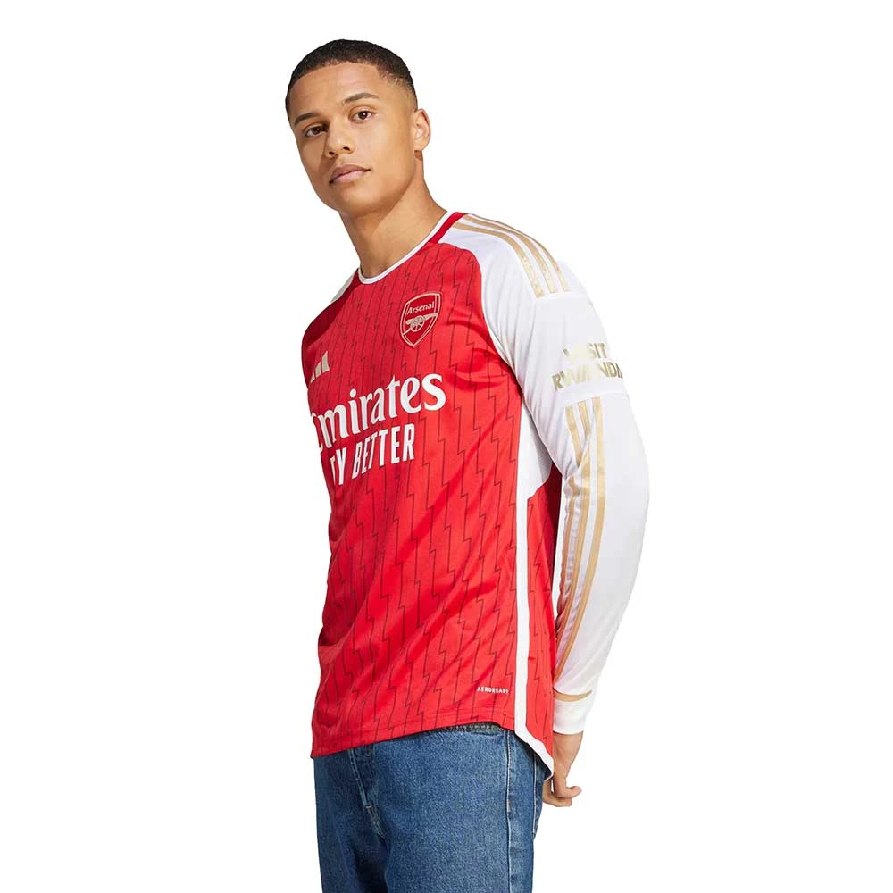 ADIDAS Arsenal FC Home LS Jersey - Betsca,White 3 ADIDAS Arsenal FC Home LS Jersey - Betsca,White