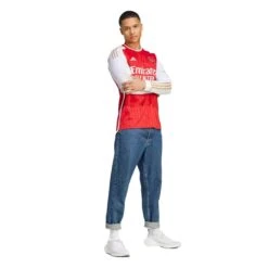ADIDAS Arsenal FC Home LS Jersey - Betsca,White 7 ADIDAS Arsenal FC Home LS Jersey - Betsca,White -Sports Clothing Sale Store Arsenal 23 24 Long Sleeve Home Jersey Red HZ2085 25 model