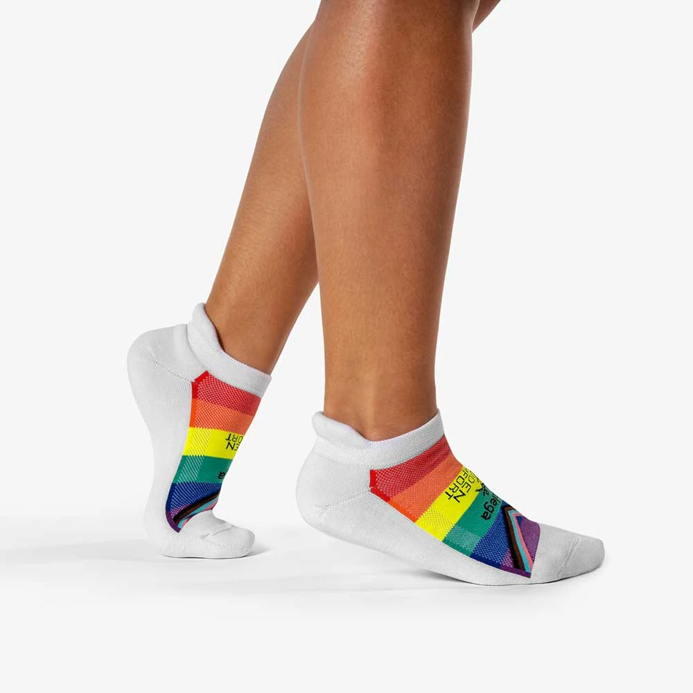 Balega Hidden Comfort Pride No Show Tab - Rainbow 4 Balega Hidden Comfort Pride No Show Tab - Rainbow - Image 2