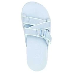 Chaco Women's Chillos Slide Sandals - Outskirt Sky Blue - Regular (B) -Sports Clothing Sale Store CHAW JCH109126 022221 S22 TOP