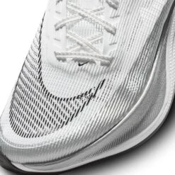 Nike Women's ZoomX Vaporfly Next% 2 Running Shoe - White/Black-Metallic Silver - Regular (B) -Sports Clothing Sale Store CU4123 100 PHSYD001 1