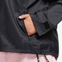 Women's Nike Essential Jacket - Black -Sports Clothing Sale Store CZ2851 010 PHSYM003 1