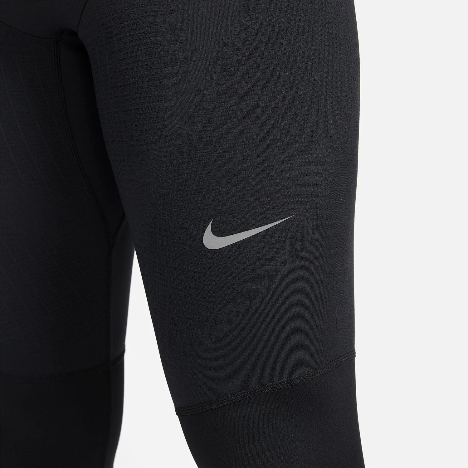 Men's Nike Phenom Elite Tight - Black/Reflective Silver 5 Men's Nike Phenom Elite Tight - Black/Reflective Silver - Image 3