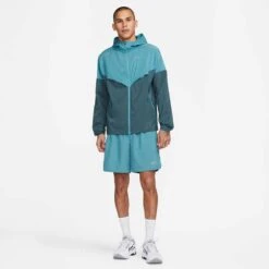 Men's Nike Repel UV Windrunner Jacket - Mineral Teal -Sports Clothing Sale Store CZ9070 379 PHSYM008 1