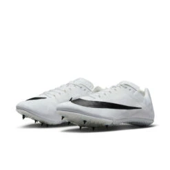 Unisex Nike Zoom Rival Sprint Spike- White/Black/Metallic Silver- Regular (D) -Sports Clothing Sale Store DC8753 100 PHCFH001