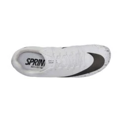 Unisex Nike Zoom Rival Sprint Spike- White/Black/Metallic Silver- Regular (D) -Sports Clothing Sale Store DC8753 100 PHSTH001