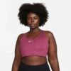 Nike Women's Swoosh Bra - Rosewood -Sports Clothing Sale Store DH3384 653 PHSFM001