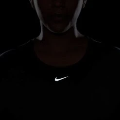 Nike Women's One Luxe Women's Standard Fit Short-Sleeve Top - Black -Sports Clothing Sale Store DJ6751 010 PHSYM004 1