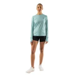 Women's UPF Tee Ice Long Sleeve - Nile Blue