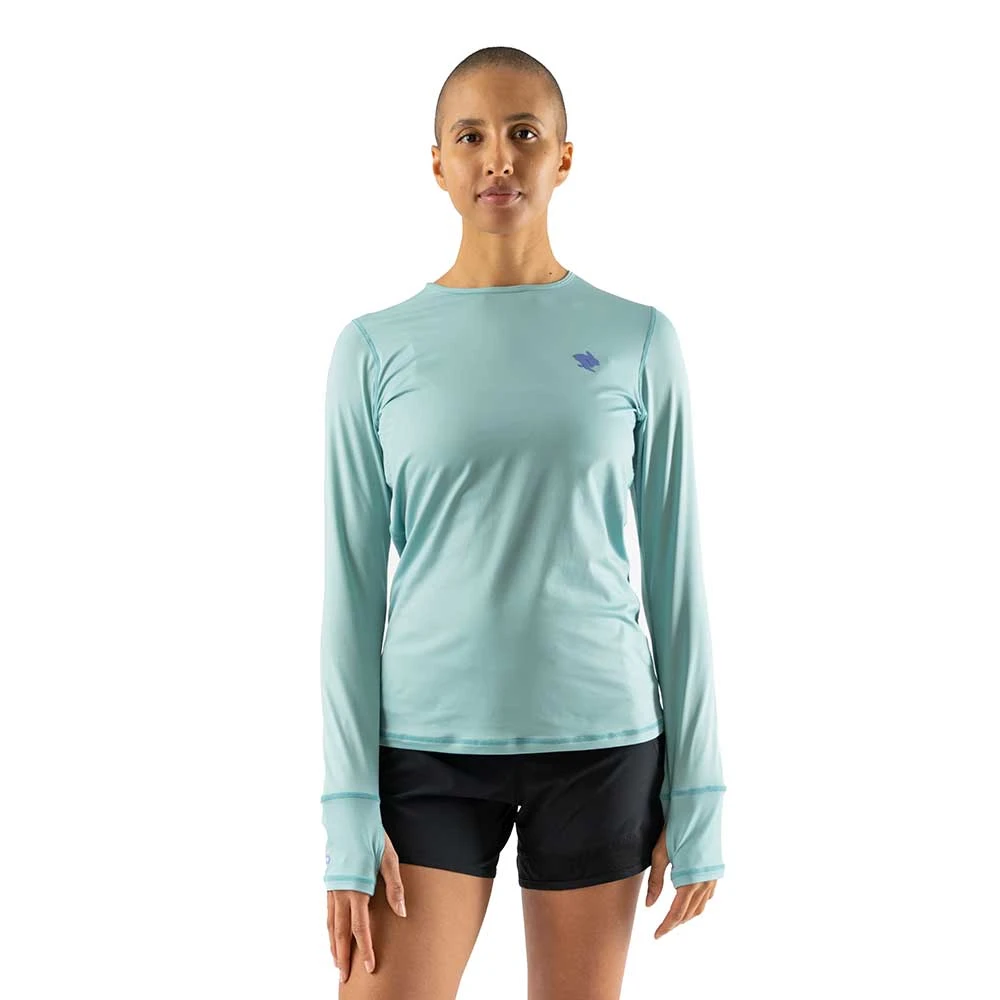 Women's UPF Tee Ice Long Sleeve - Nile Blue 4 Women's UPF Tee Ice Long Sleeve - Nile Blue - Image 2
