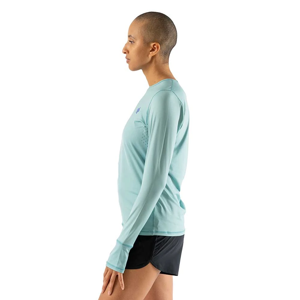 Women's UPF Tee Ice Long Sleeve - Nile Blue 5 Women's UPF Tee Ice Long Sleeve - Nile Blue - Image 3