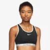 Nike Women's Swoosh On The Run Bra - Black -Sports Clothing Sale Store DV9914 010 PHSFM001 1