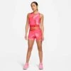 Nike Women's Dri-Fit Crop Tank Top - Bright Crimson/Hot Punch 2 Nike Women's Dri-Fit Crop Tank Top - Bright Crimson/Hot Punch -Sports Clothing Sale Store FD0954 635 PHSYM003 1