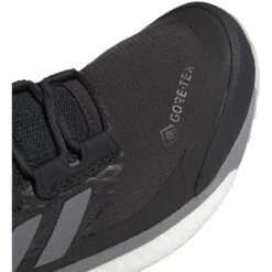 ADIDAS Women's Terrex Free Hiker GoreTEX Hiking Shoe - Carbon/Grey/Glow Blue - Regular (B) -Sports Clothing Sale Store G28464 03