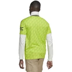 ADIDAS Men's 22/23 Manchester United 3rd Jersey - Semi Solar Slime -Sports Clothing Sale Store HE2981 01