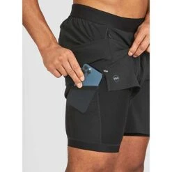 Men's 7" AFO Traverse 2-in-1 Running Short - Midnight -Sports Clothing Sale Store JANJI MS10B MIDNIGHT 05