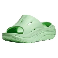 Hoka Unisex Ora Recovery Slide 3 - Lime Glow/Lime Glow - Regular (D) -Sports Clothing Sale Store LIGLLIGL D4