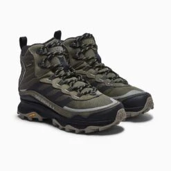 Merrell Men's Moab Speed Thermo Mid Waterproof Hiking Boot - Olive - Regular (D) 13 Merrell Men's Moab Speed Thermo Mid Waterproof Hiking Boot - Olive - Regular (D) -Sports Clothing Sale Store MRLM J066915 021621 S21 004 1