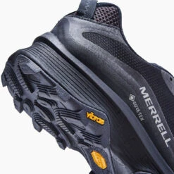 Merrell Men's Moab Speed GoreTEX Hiking Shoe - Black/Asphalt - Regular (D) -Sports Clothing Sale Store MRLM J067083 021621 S21 006