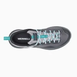 Merrell Women's MQM 3 Trail Running Shoe - Charcoal/Teal- Regular (B) -Sports Clothing Sale Store MRLW J135534 032221 S22 TOP